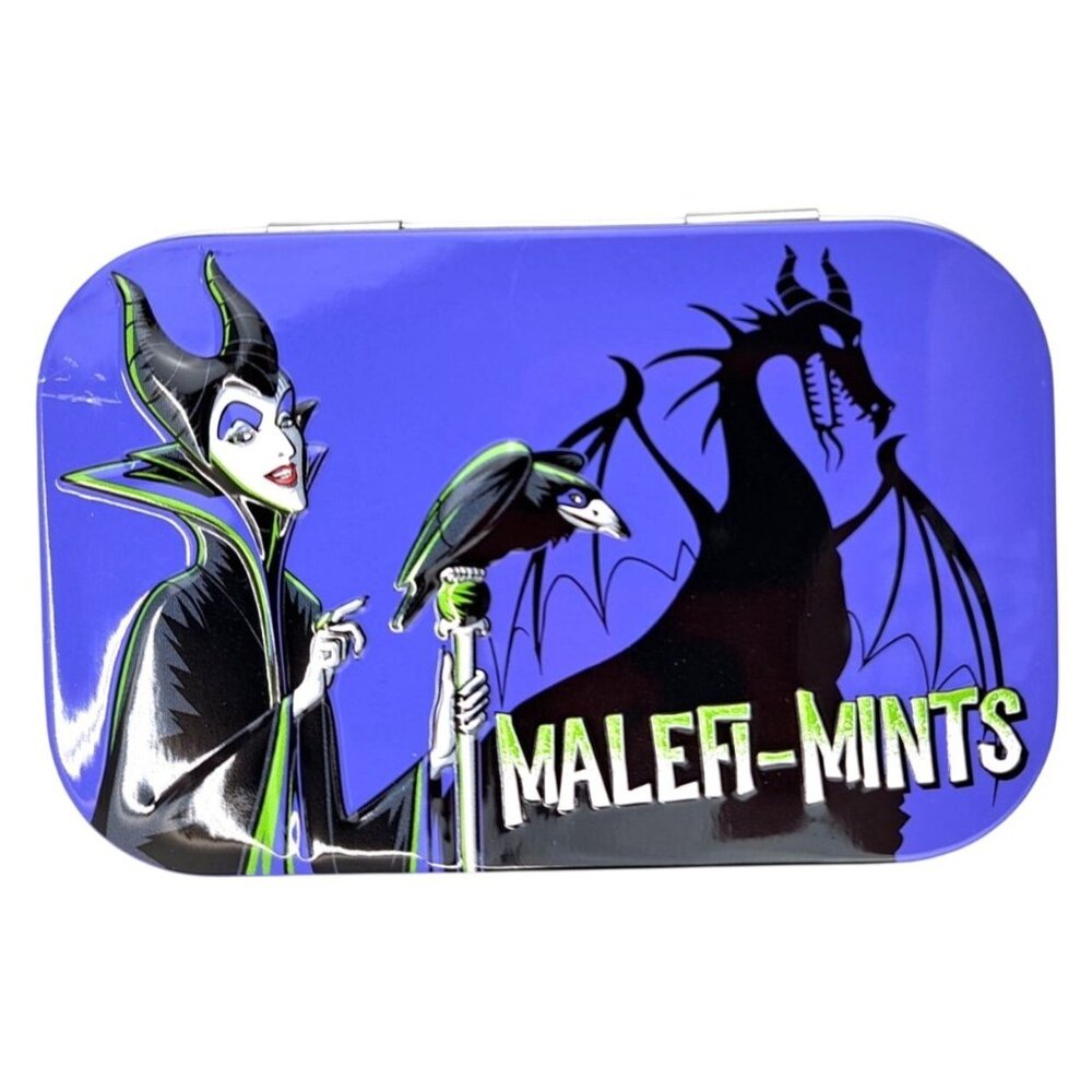 Disney Maleficent Malefi-Mints Collectible Tin Disneyland EMPTY NO MINTS INSIDE - Picture 2 of 9